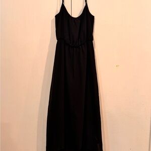 Banana Republic Classic Black Maxi Dress